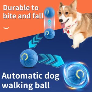 Smart Interactive Dog Ball Toy – Automatic Moving USB Rechargeable Pet Toy