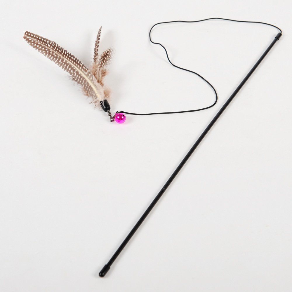 Interactive Feather Cat Teaser Wand - Image 3