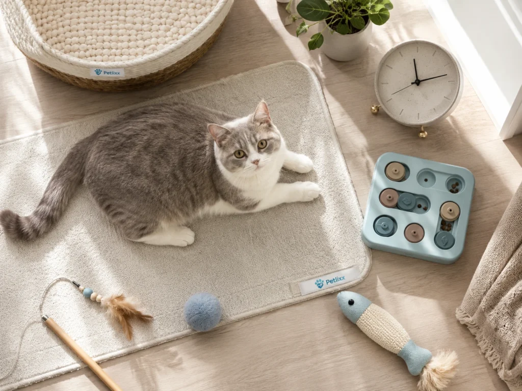 sample daily cat play schedule for indoor cats