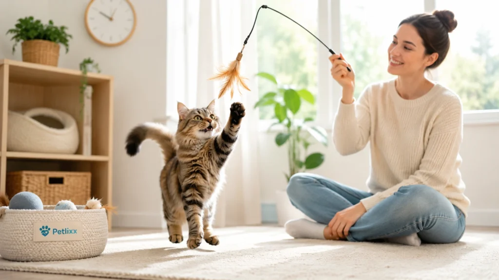 how long should I play with my cat