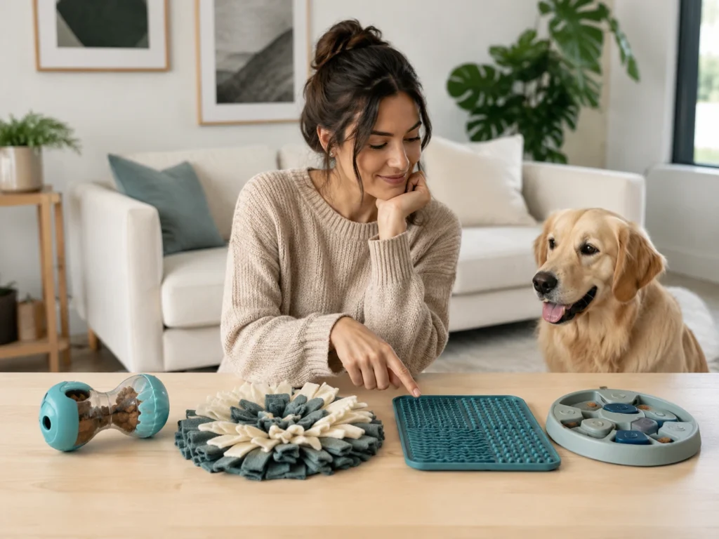 how to choose a dog enrichment toy