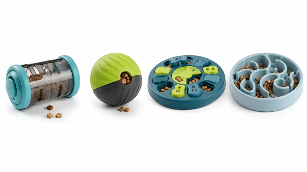 types of treat dispensing dog toys