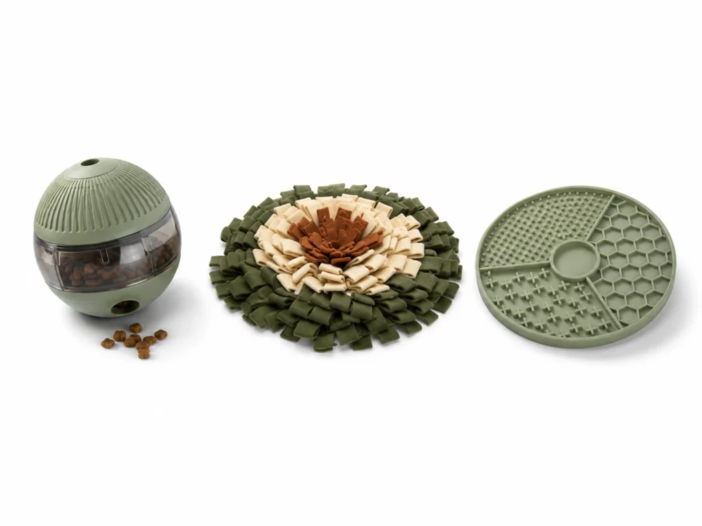 treat dispensing interactive dog toy